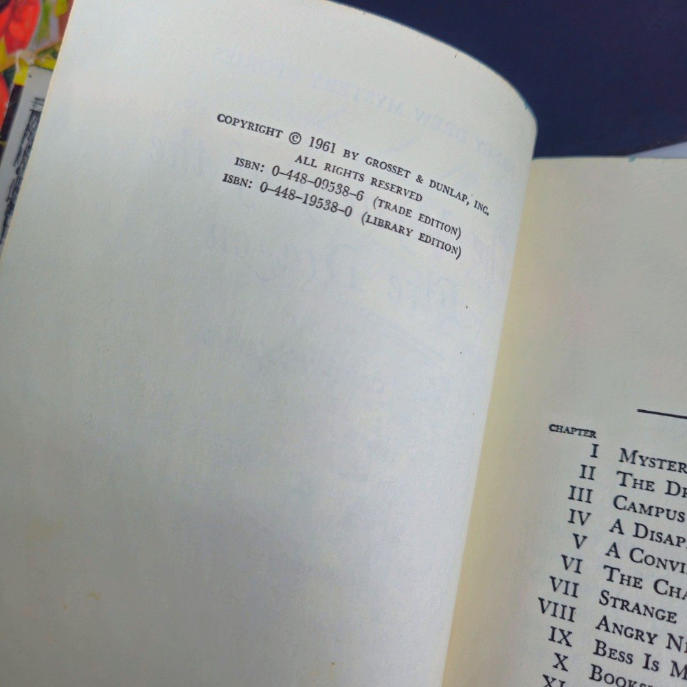 Vintage‎ 50s 60s Nancy Drew Hardy Boys Mystery Stories Set of 8 Decor Books Keen - Picture 14 of 14